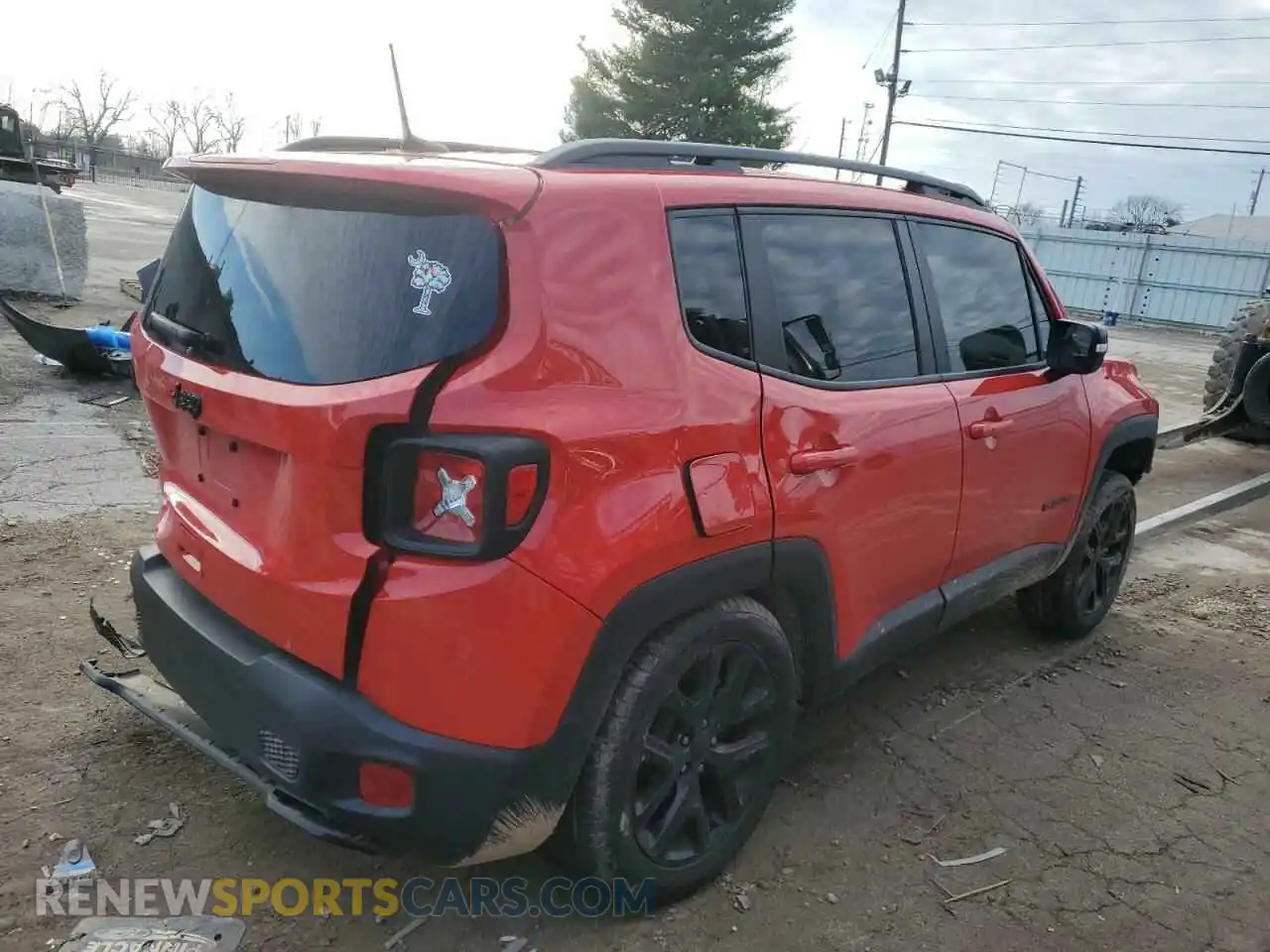 3 Photograph of a damaged car ZACNJDE14NPN90309 JEEP RENEGADE A 2022