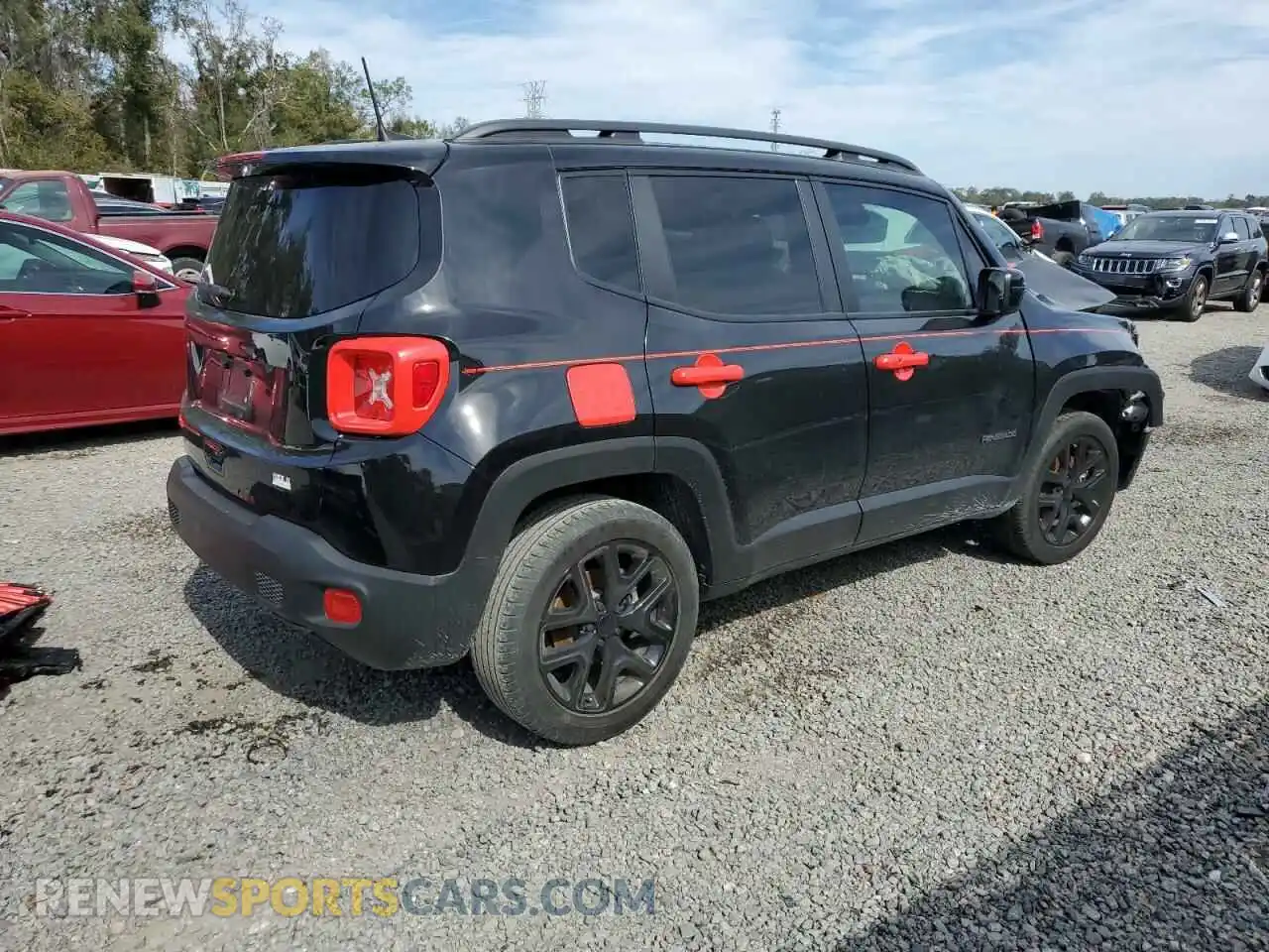 3 Photograph of a damaged car ZACNJDE18NPN43624 JEEP RENEGADE A 2022