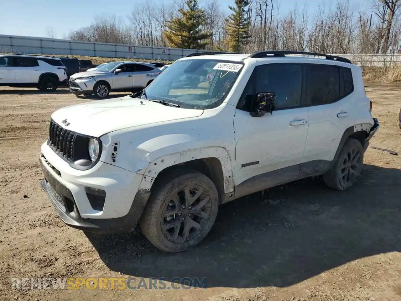 1 Photograph of a damaged car ZACNJDE11PPP18041 JEEP RENEGADE A 2023