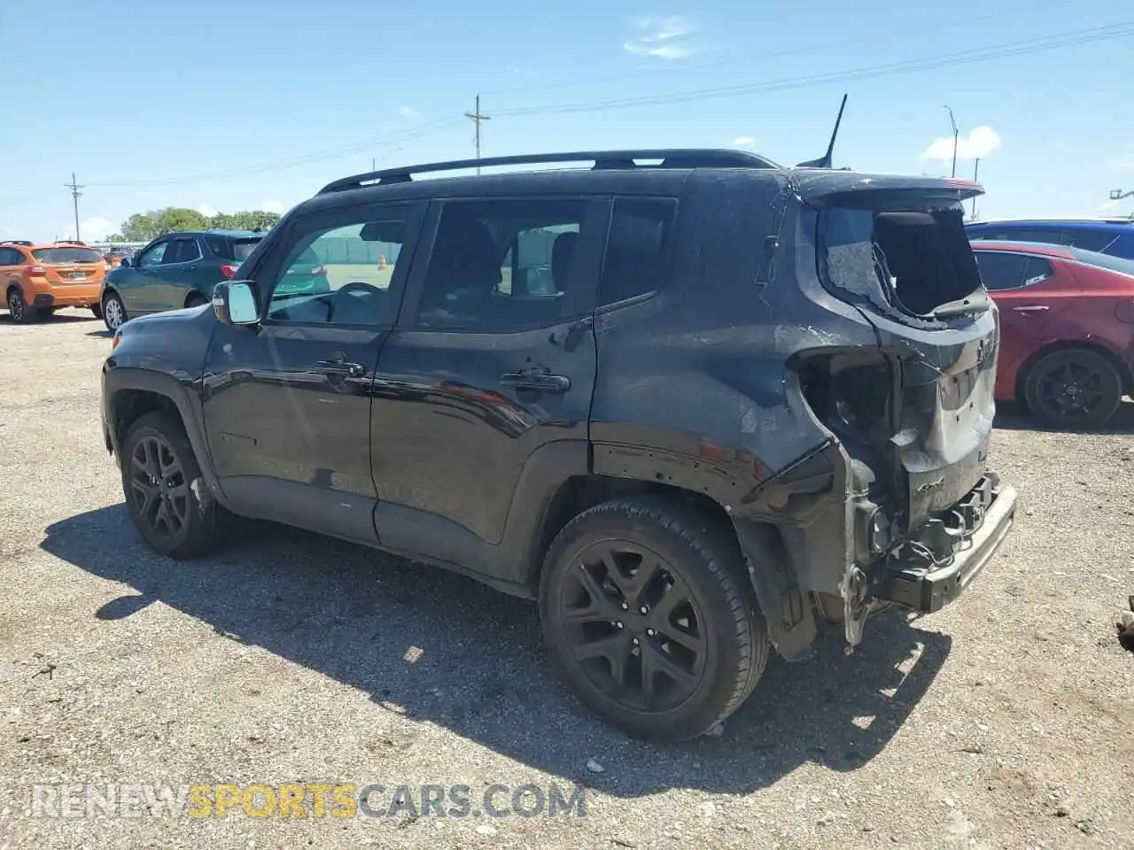 2 Photograph of a damaged car ZACNJDE1XPPP29734 JEEP RENEGADE A 2023