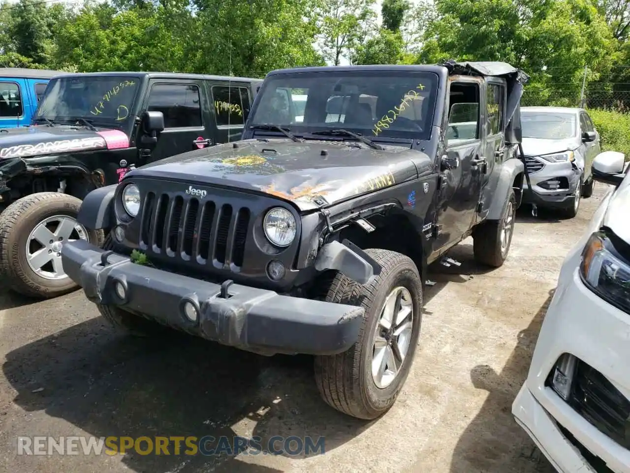 2 Фотография поврежденного автомобиля 1C4BJWDG4JL859978 JEEP WRANGLER 2018