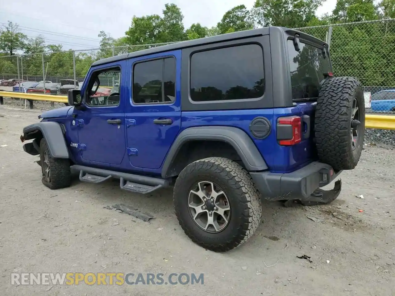 2 Photograph of a damaged car 1C4HJXDG3KW556884 JEEP WRANGLER 2019