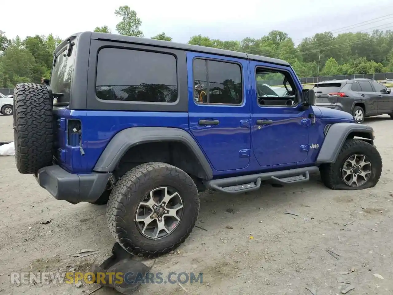 3 Photograph of a damaged car 1C4HJXDG3KW556884 JEEP WRANGLER 2019
