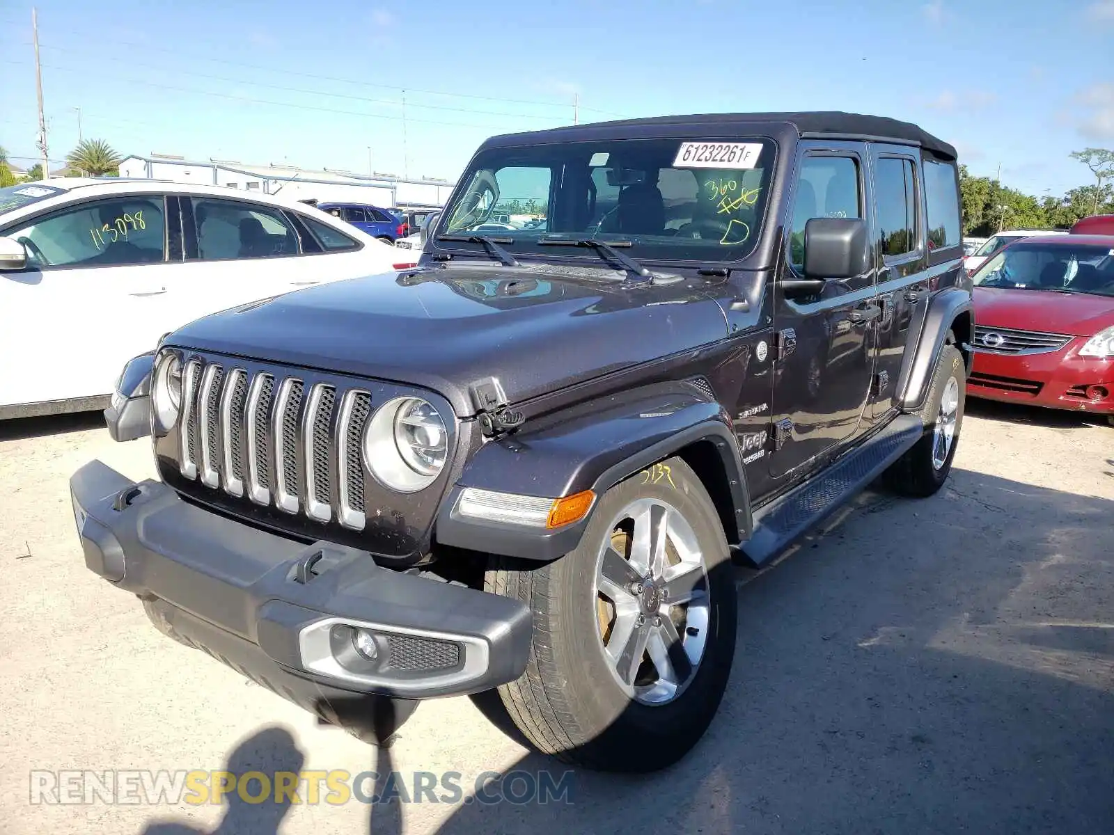 2 Фотография поврежденного автомобиля 1C4HJXEN1KW619610 JEEP WRANGLER 2019