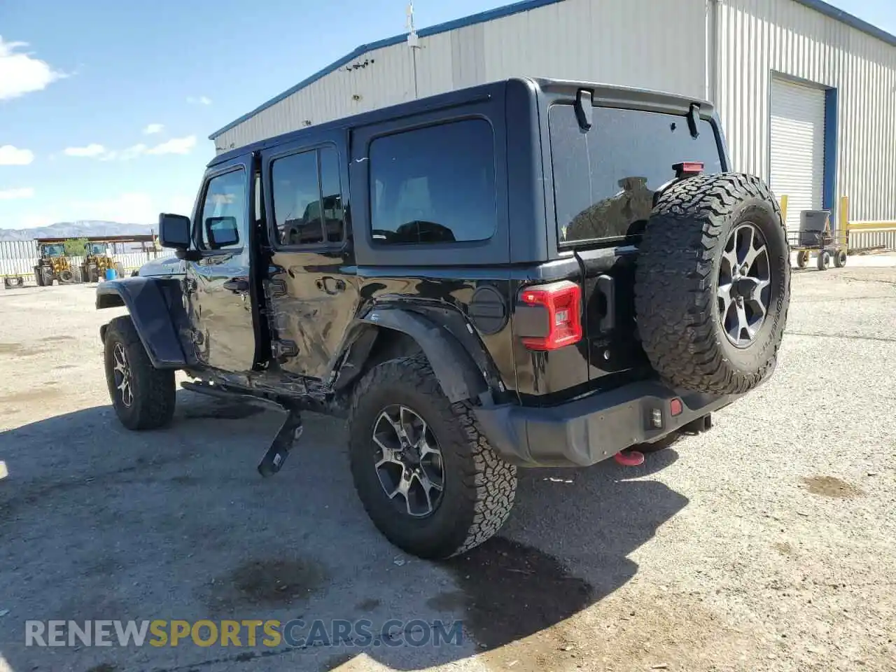 2 Photograph of a damaged car 1C4HJXFN6KW565980 JEEP WRANGLER 2019