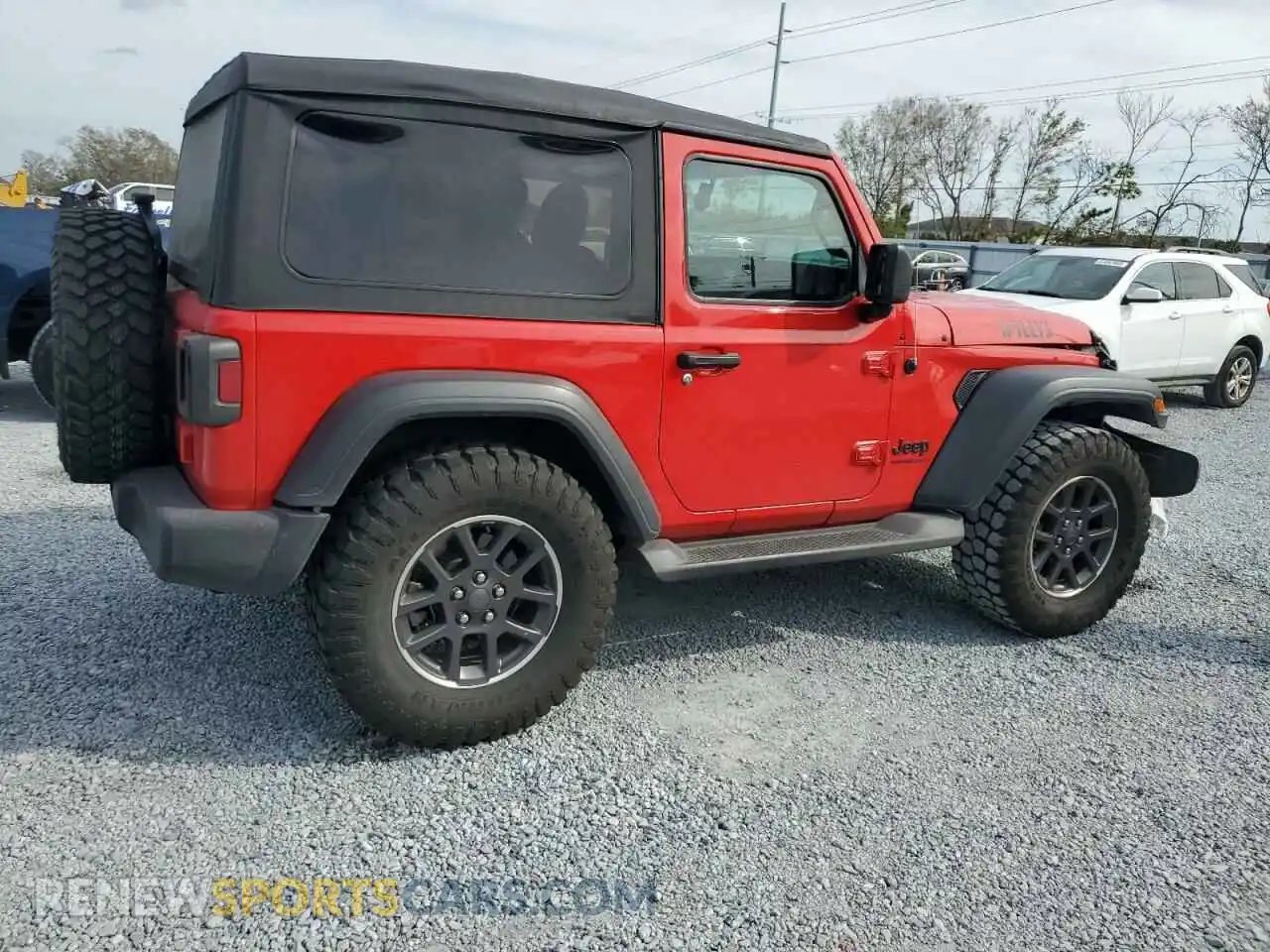 3 Photograph of a damaged car 1C4GJXAN9LW266245 JEEP WRANGLER 2020