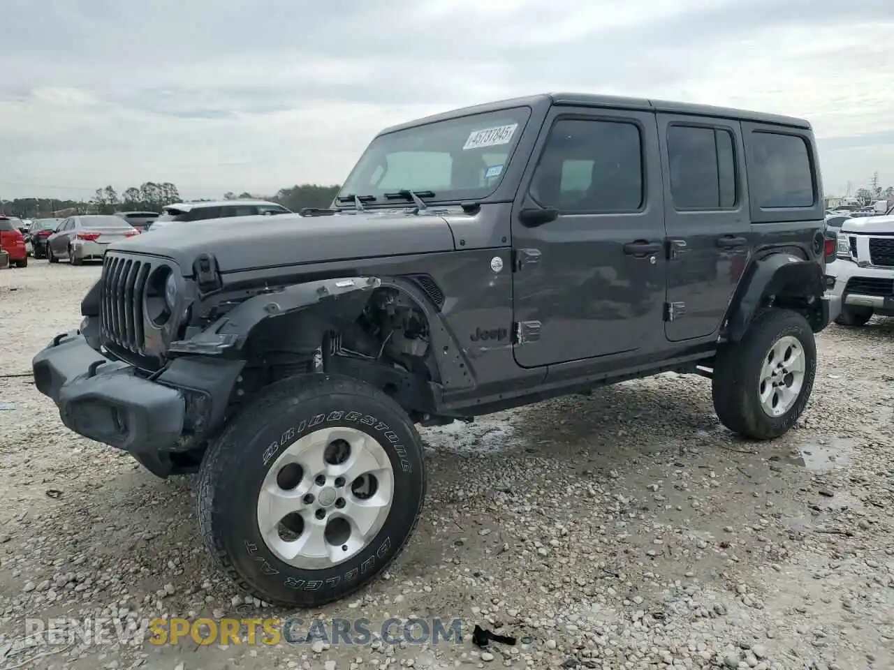 1 Photograph of a damaged car 1C4HJXDG9LW101944 JEEP WRANGLER 2020