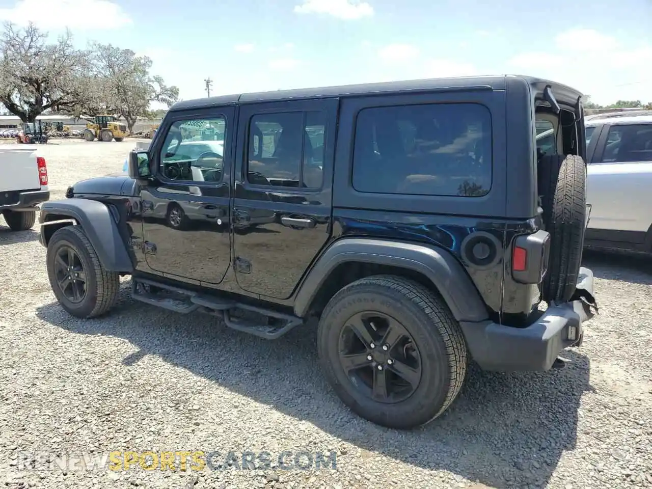 2 Photograph of a damaged car 1C4HJXDN2LW285896 JEEP WRANGLER 2020
