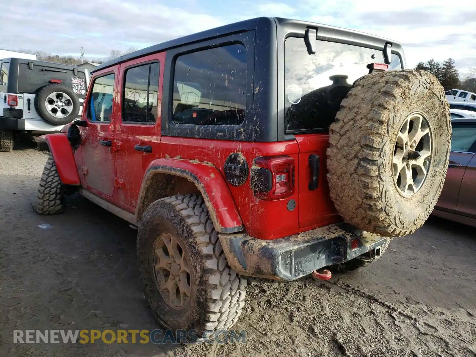 3 Photograph of a damaged car 1C4HJXFN4LW342645 JEEP WRANGLER 2020