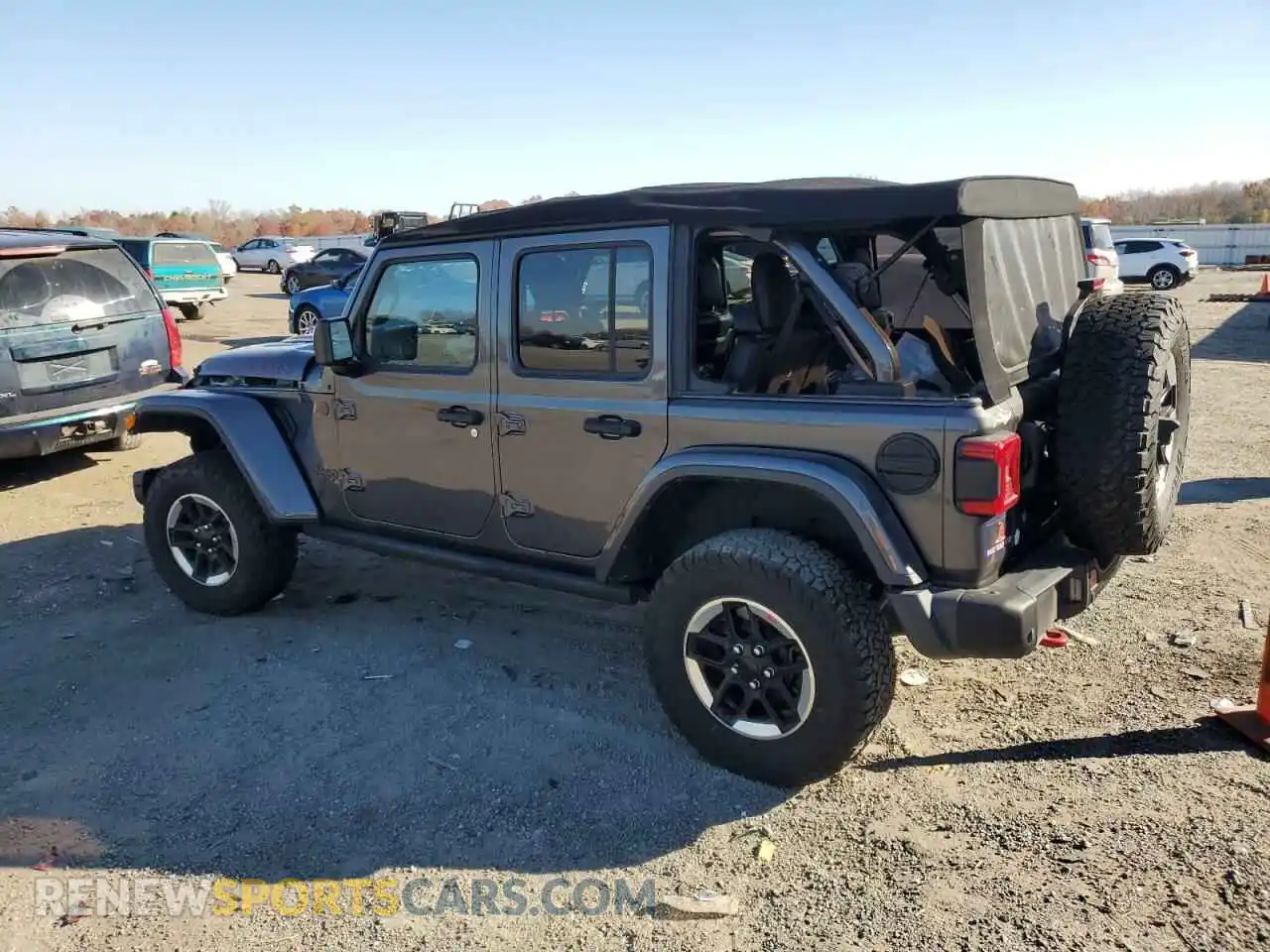 2 Photograph of a damaged car 1C4HJXFN5LW136492 JEEP WRANGLER 2020