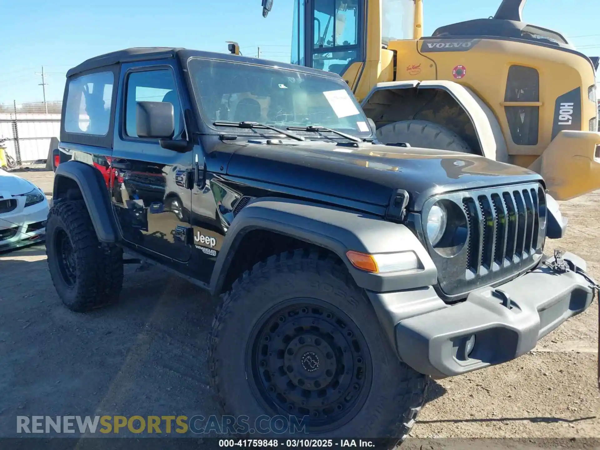 1 fotografías del automóvil dañado 1C4GJXAG8MW559296 JEEP WRANGLER 2021