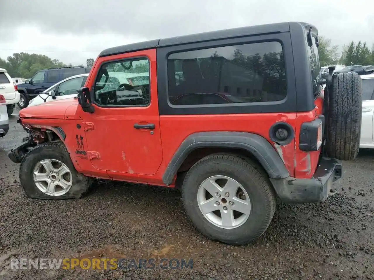 2 Photograph of a damaged car 1C4GJXAG8MW852972 JEEP WRANGLER 2021