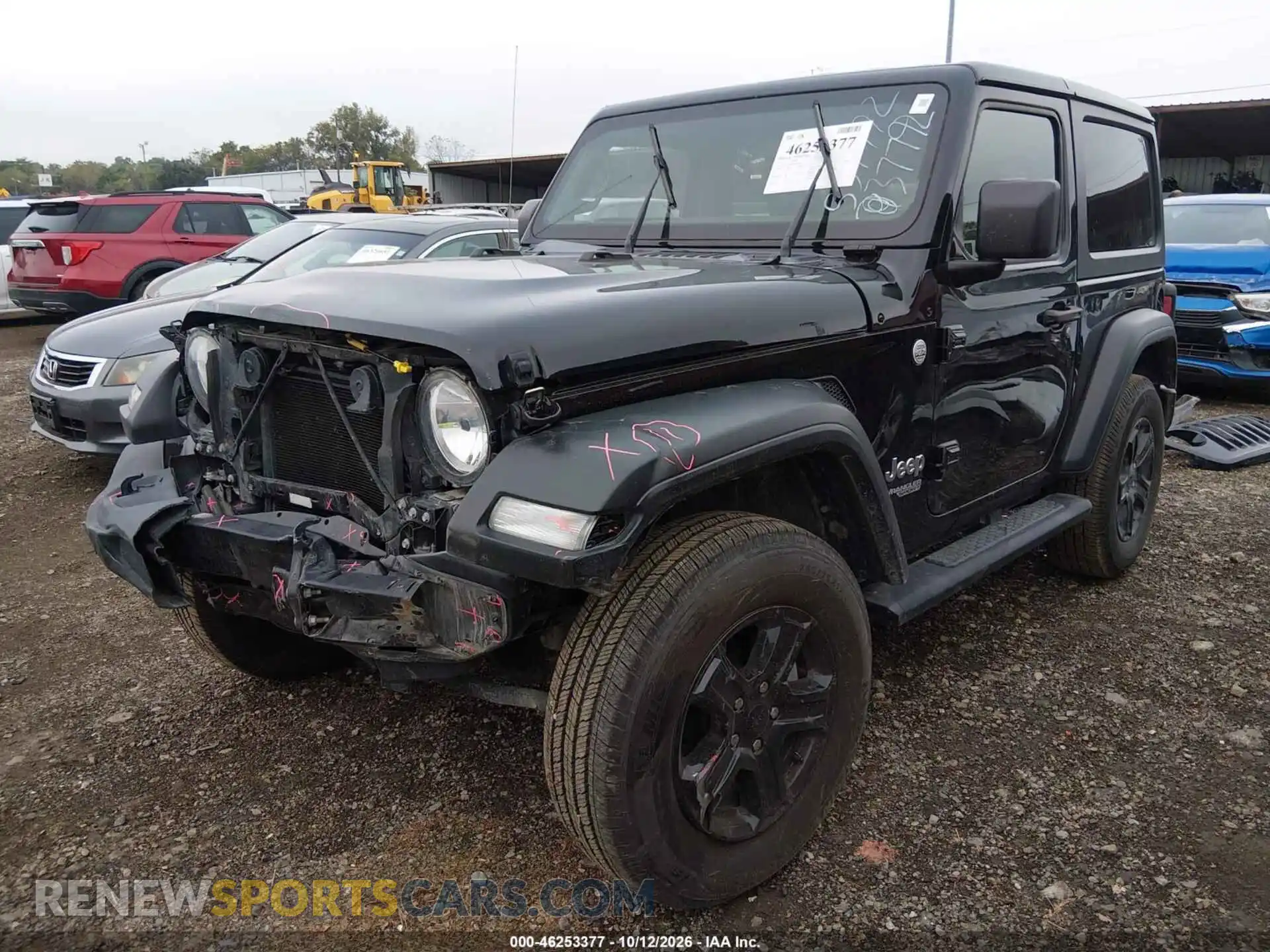2 Photograph of a damaged car 1C4GJXAN0MW537792 JEEP WRANGLER 2021