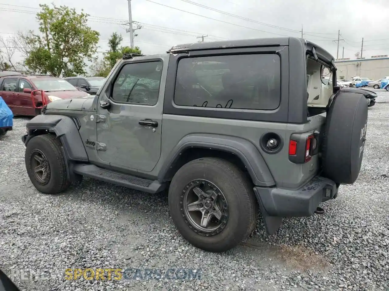 2 Photograph of a damaged car 1C4GJXAN2MW699133 JEEP WRANGLER 2021