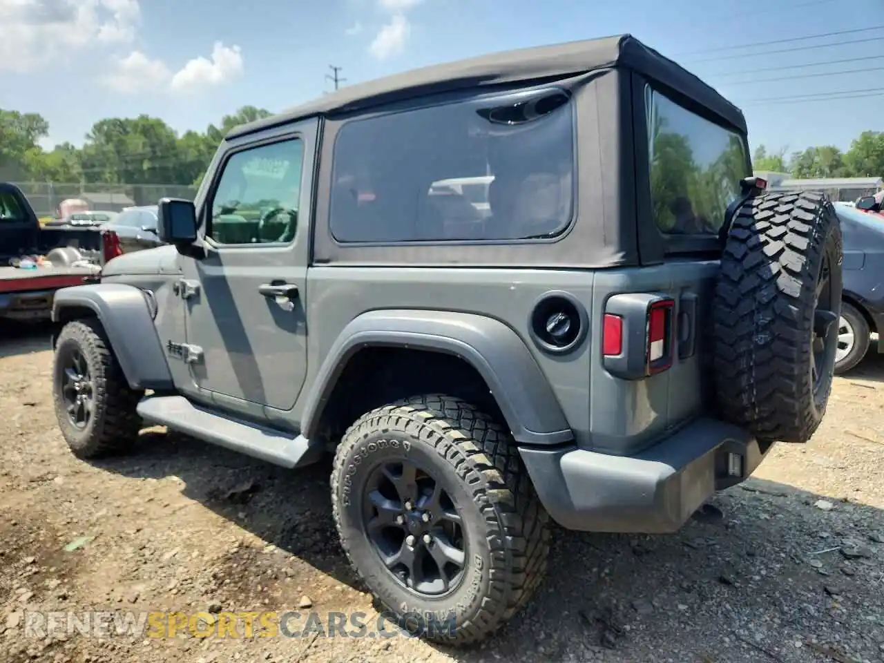 2 fotografías del automóvil dañado 1C4GJXAN4MW816470 JEEP WRANGLER 2021