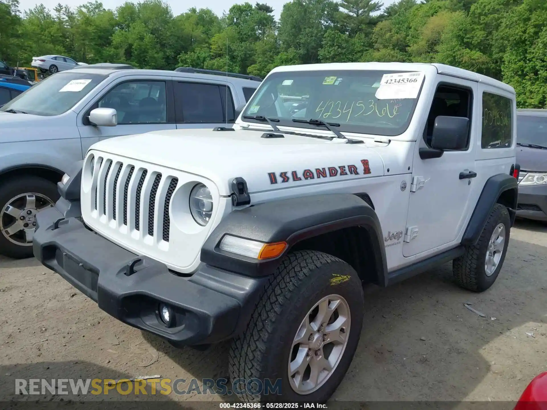 2 Photograph of a damaged car 1C4GJXAN7MW558395 JEEP WRANGLER 2021