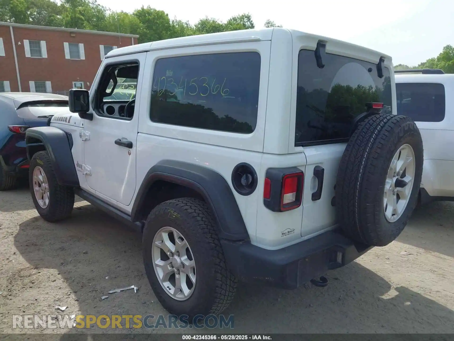 3 Photograph of a damaged car 1C4GJXAN7MW558395 JEEP WRANGLER 2021