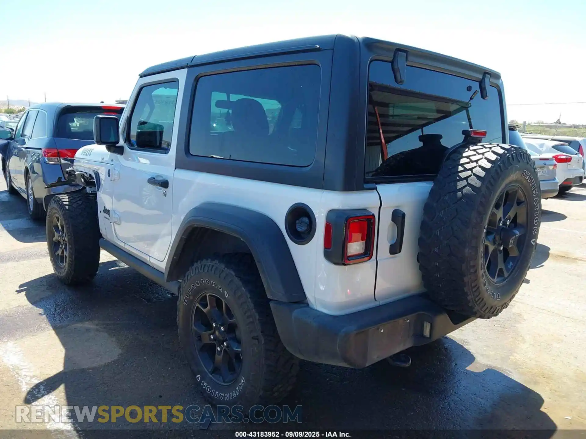 3 Photograph of a damaged car 1C4GJXAN8MW669571 JEEP WRANGLER 2021