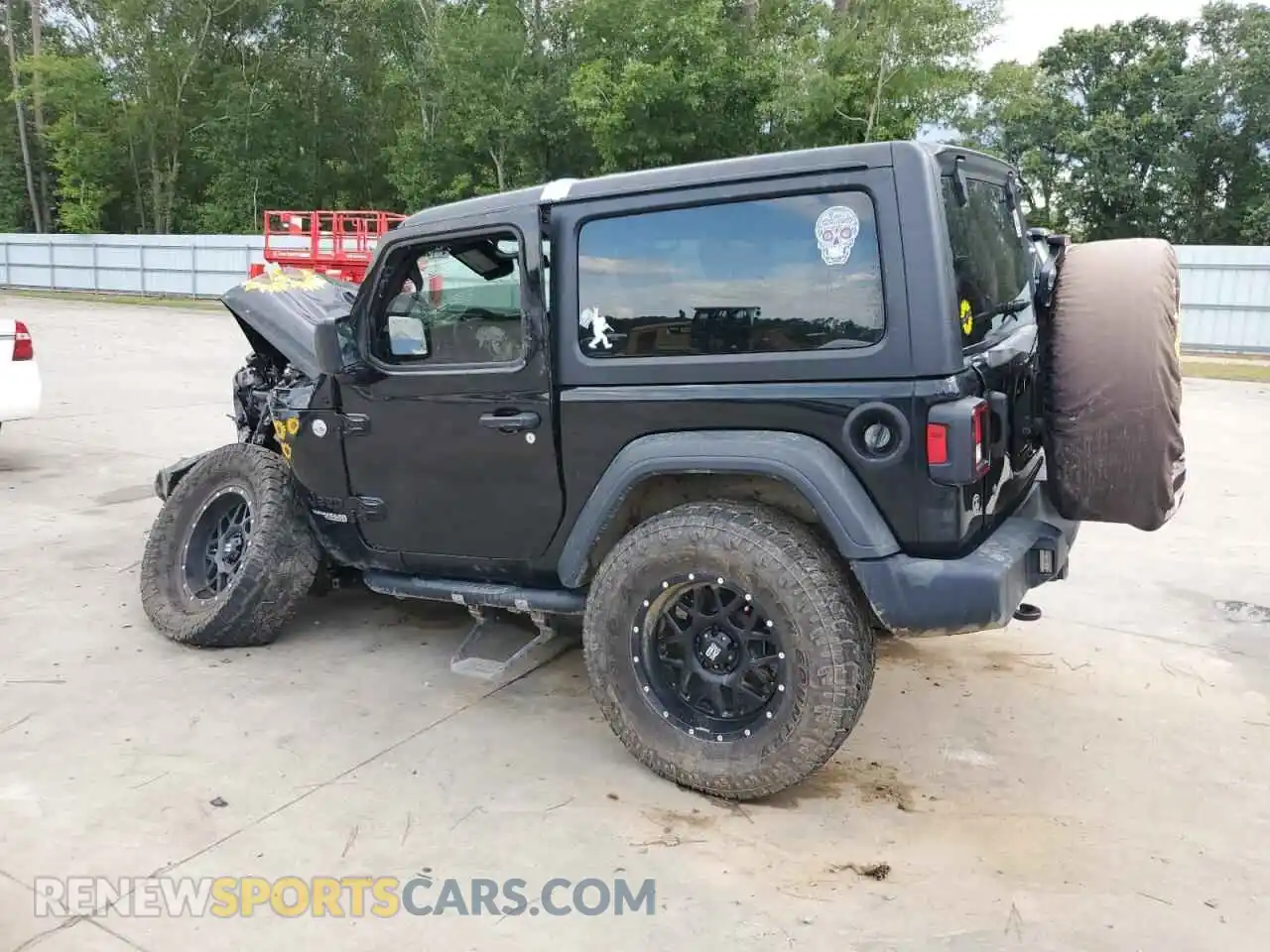2 Photograph of a damaged car 1C4HJXAG2MW657759 JEEP WRANGLER 2021