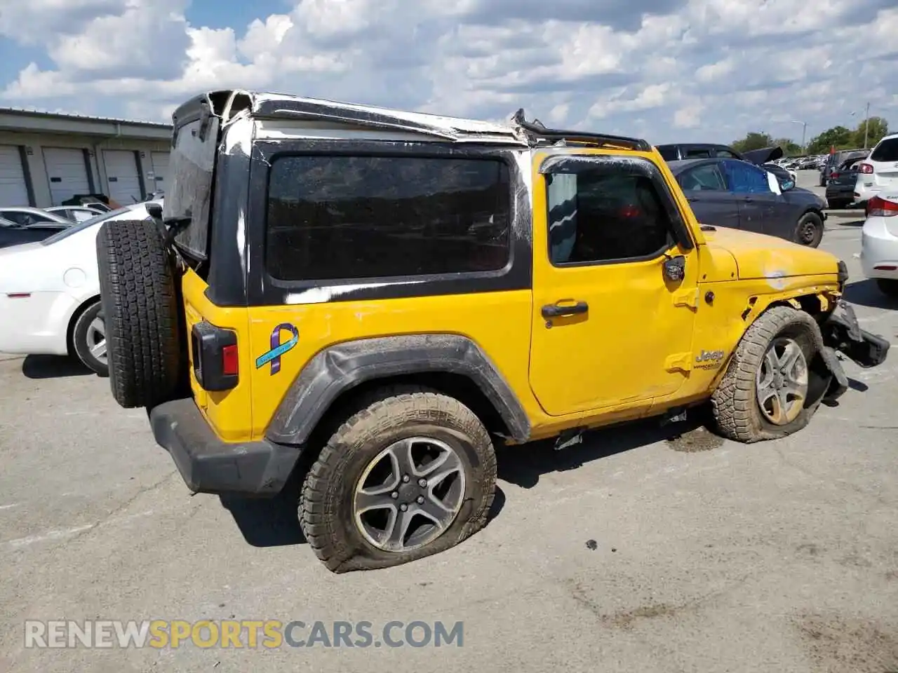 3 Photograph of a damaged car 1C4HJXAG3MW549246 JEEP WRANGLER 2021