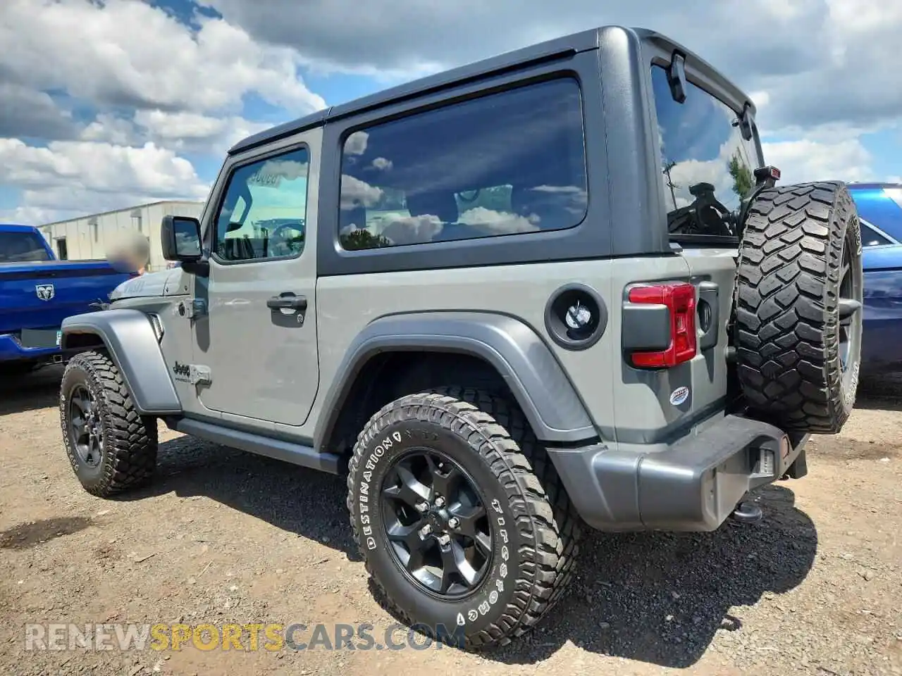2 Photograph of a damaged car 1C4HJXAG3MW687126 JEEP WRANGLER 2021