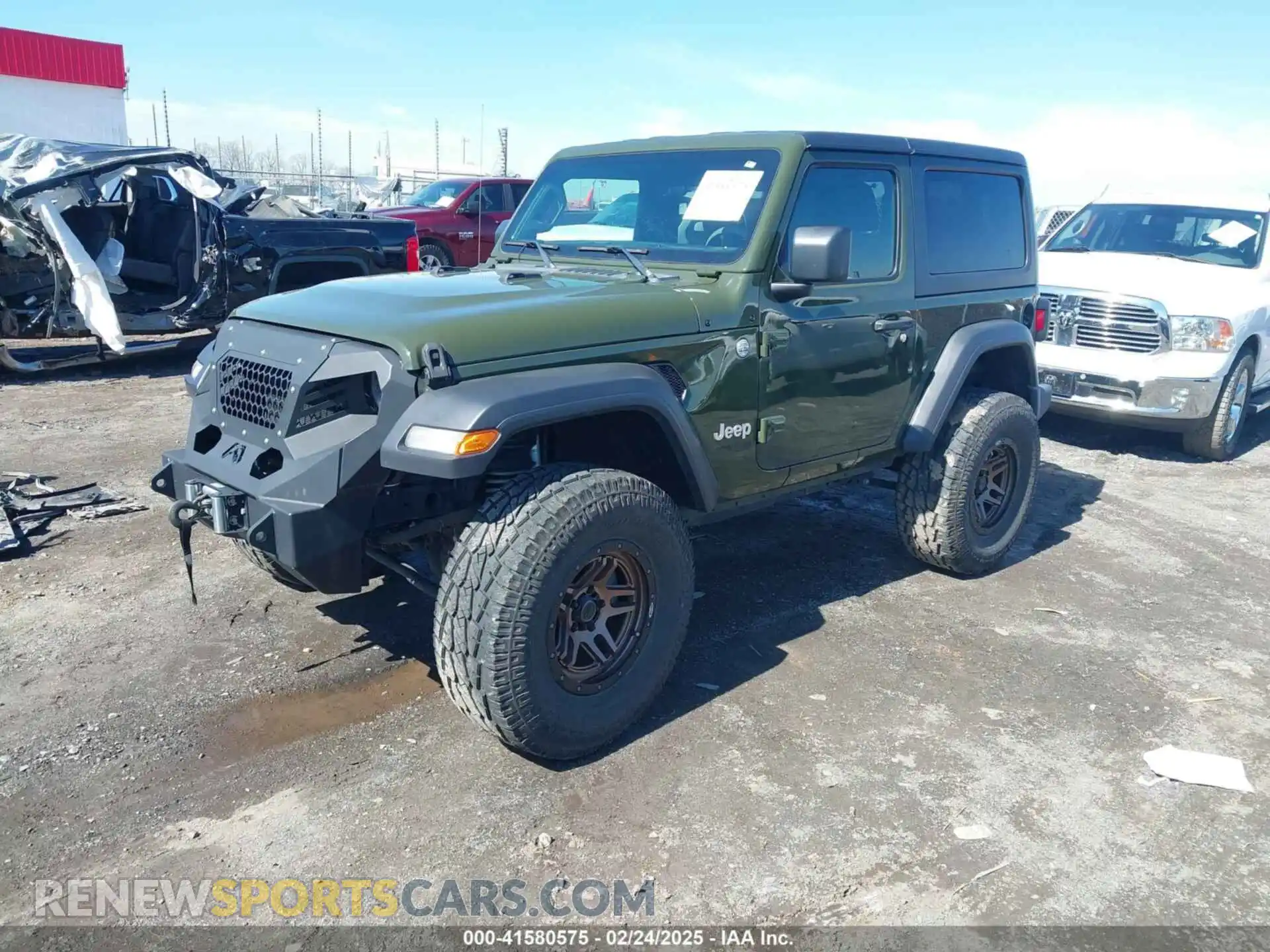 2 Photograph of a damaged car 1C4HJXAG4MW647038 JEEP WRANGLER 2021