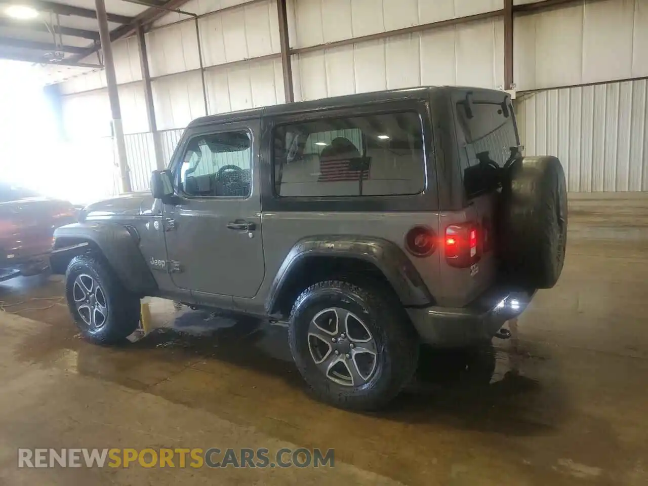 2 Photograph of a damaged car 1C4HJXAG7MW649964 JEEP WRANGLER 2021
