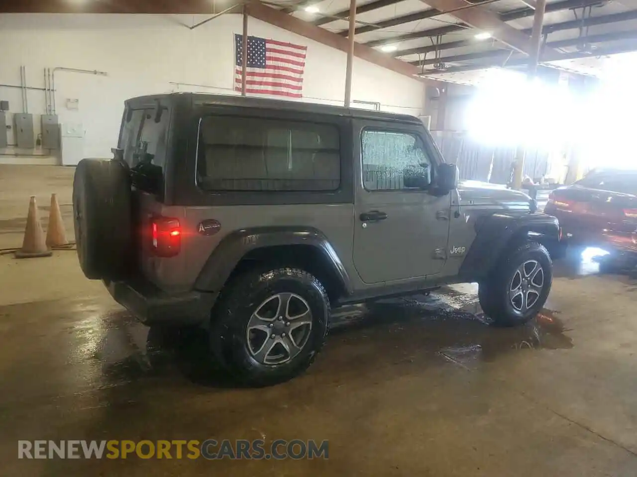 3 Photograph of a damaged car 1C4HJXAG7MW649964 JEEP WRANGLER 2021
