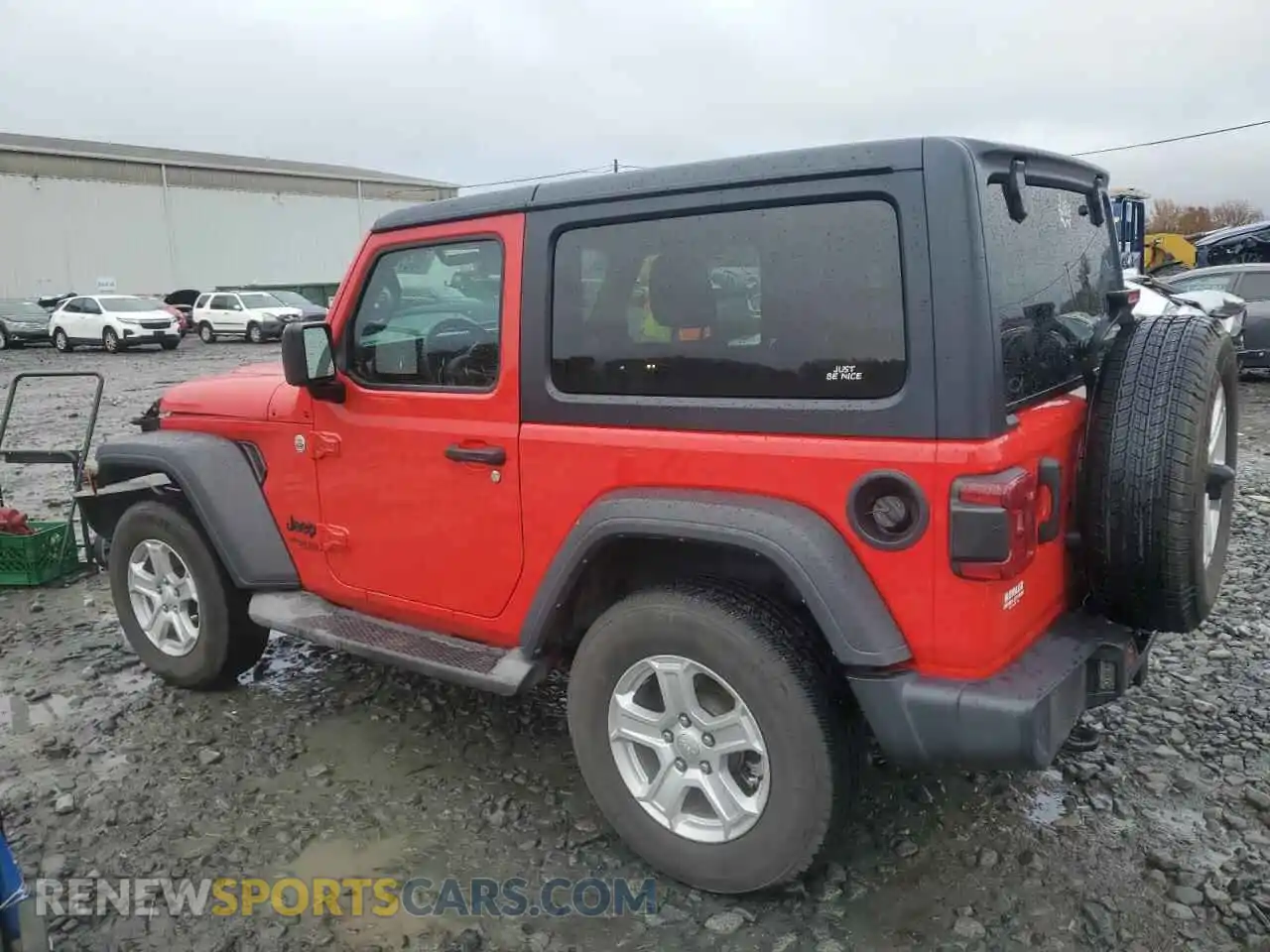 2 Photograph of a damaged car 1C4HJXAG7MW828523 JEEP WRANGLER 2021