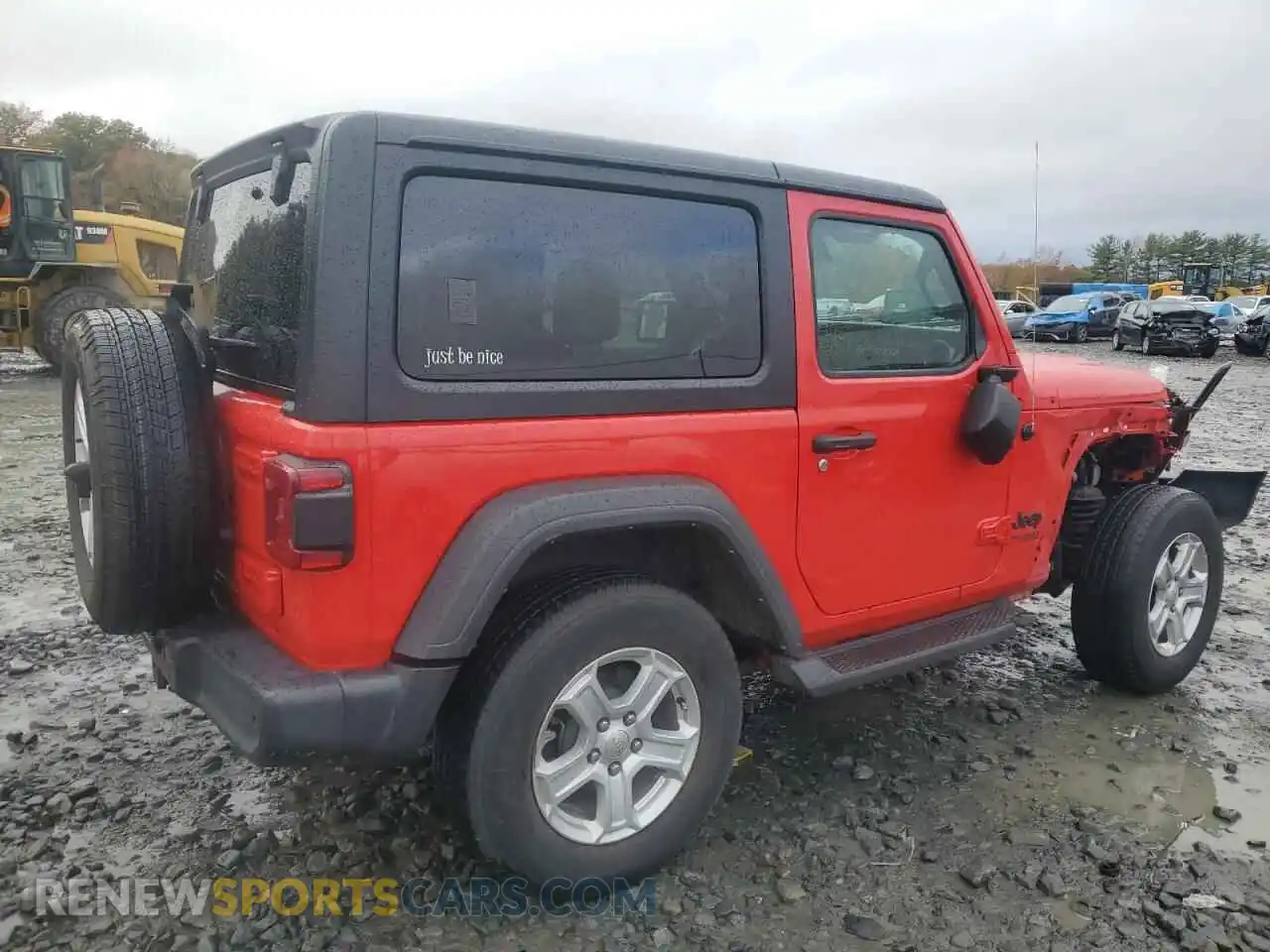 3 Photograph of a damaged car 1C4HJXAG7MW828523 JEEP WRANGLER 2021
