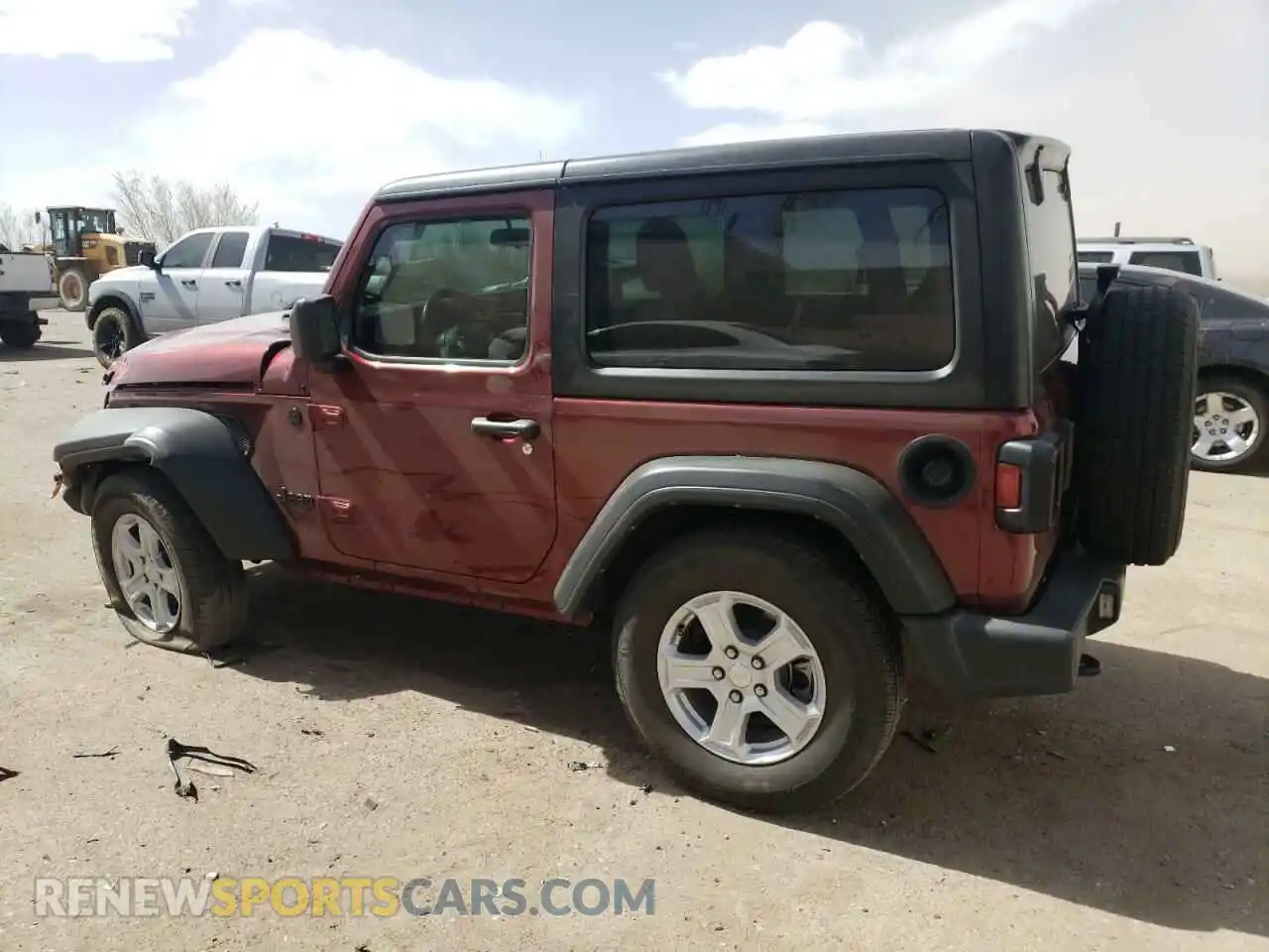 2 Photograph of a damaged car 1C4HJXAG8MW817482 JEEP WRANGLER 2021