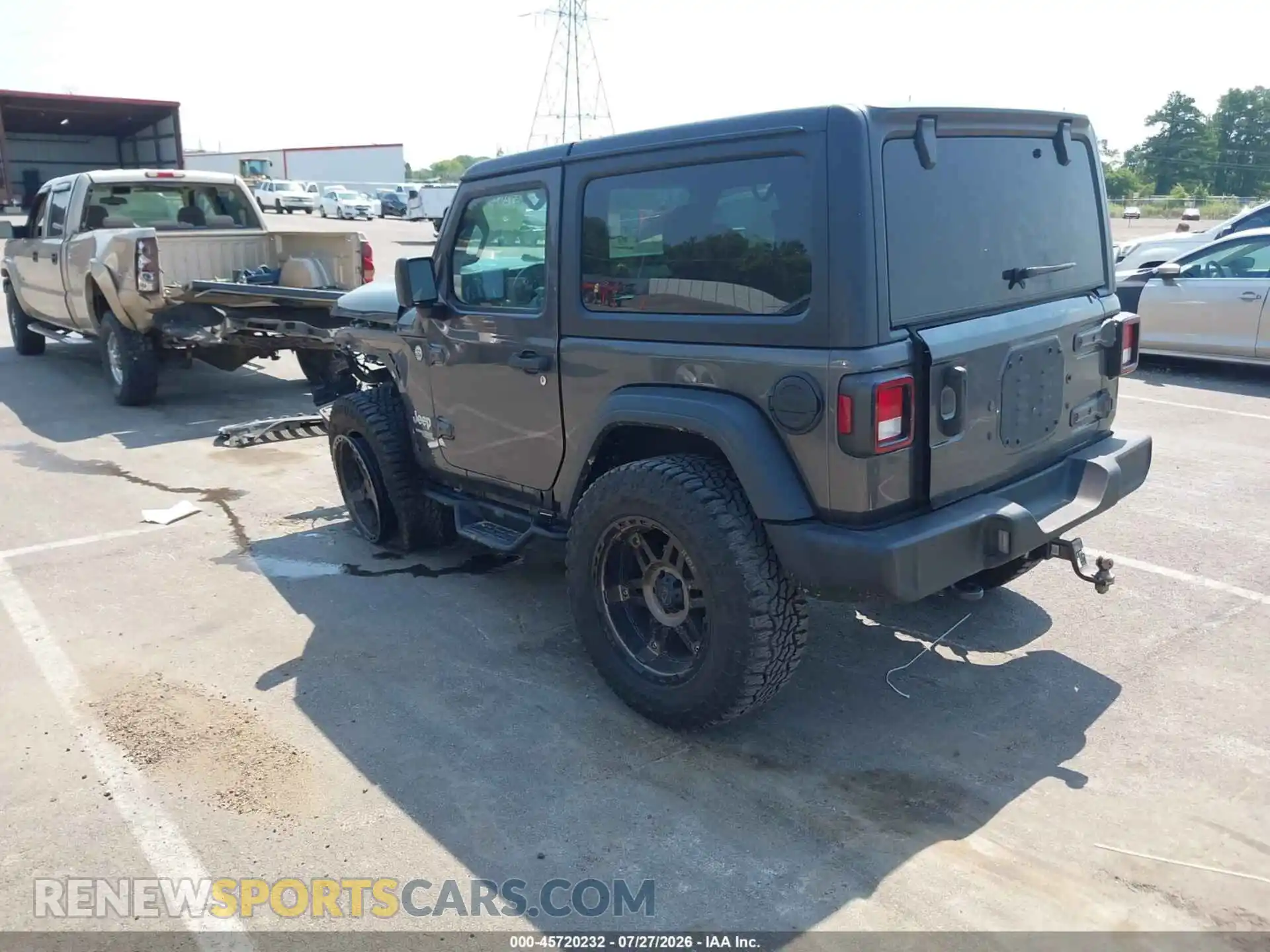 3 Фотография поврежденного автомобиля 1C4HJXAGOMW511201 JEEP WRANGLER 2021