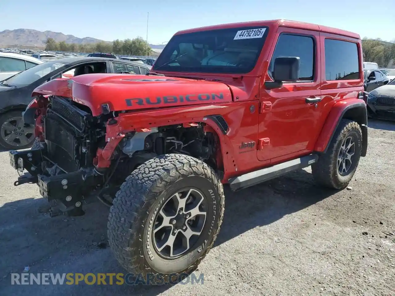 1 fotografías del automóvil dañado 1C4HJXCG2MW547128 JEEP WRANGLER 2021