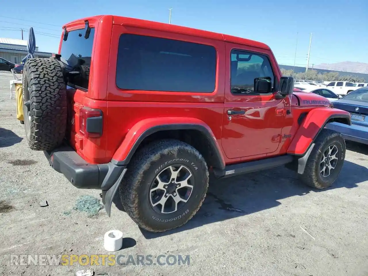 3 fotografías del automóvil dañado 1C4HJXCG2MW547128 JEEP WRANGLER 2021