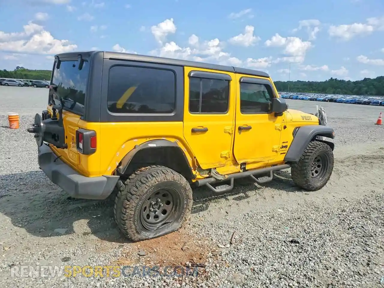 3 Photograph of a damaged car 1C4HJXDG0MW692375 JEEP WRANGLER 2021