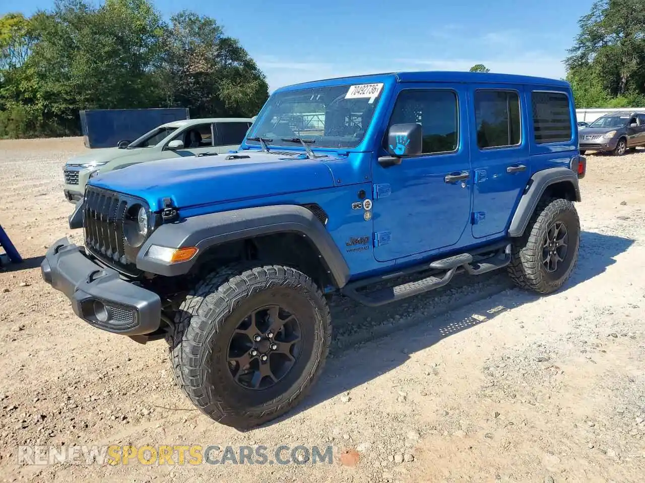 1 Фотография поврежденного автомобиля 1C4HJXDG1MW712665 JEEP WRANGLER 2021