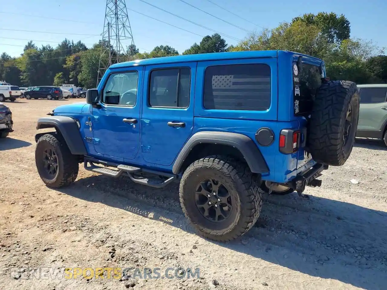 2 Фотография поврежденного автомобиля 1C4HJXDG1MW712665 JEEP WRANGLER 2021