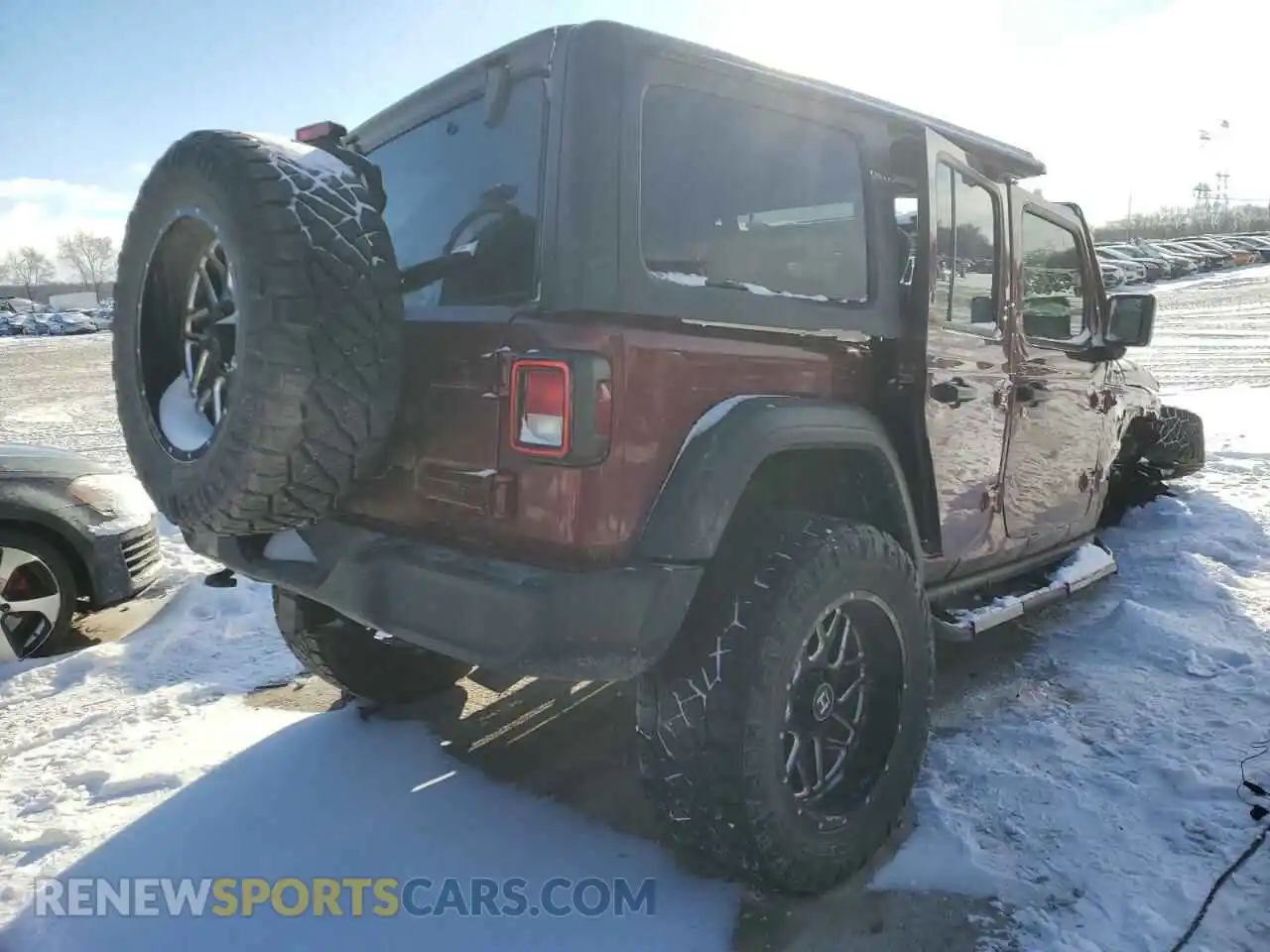 3 Photograph of a damaged car 1C4HJXDG2MW544163 JEEP WRANGLER 2021