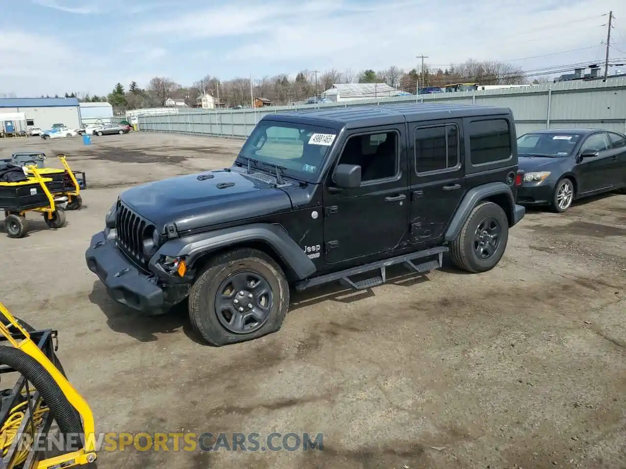 1 Photograph of a damaged car 1C4HJXDG2MW564638 JEEP WRANGLER 2021