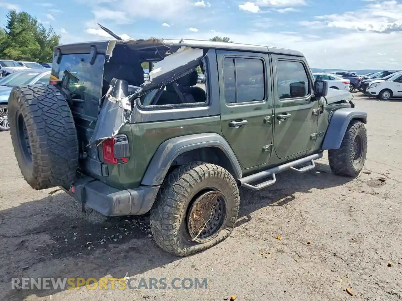 3 Фотография поврежденного автомобиля 1C4HJXDG2MW612851 JEEP WRANGLER 2021