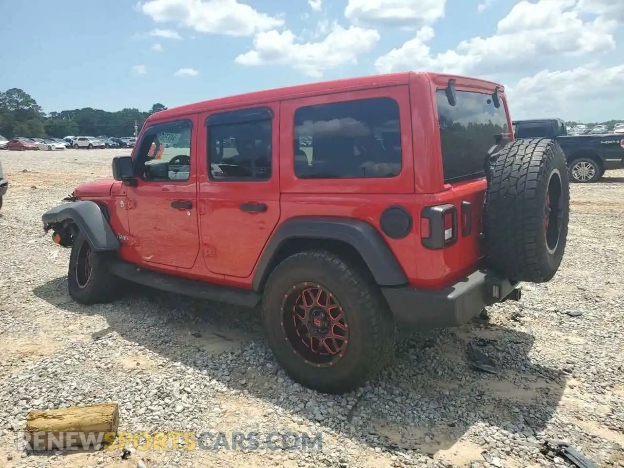 2 fotografías del automóvil dañado 1C4HJXDG3MW525881 JEEP WRANGLER 2021