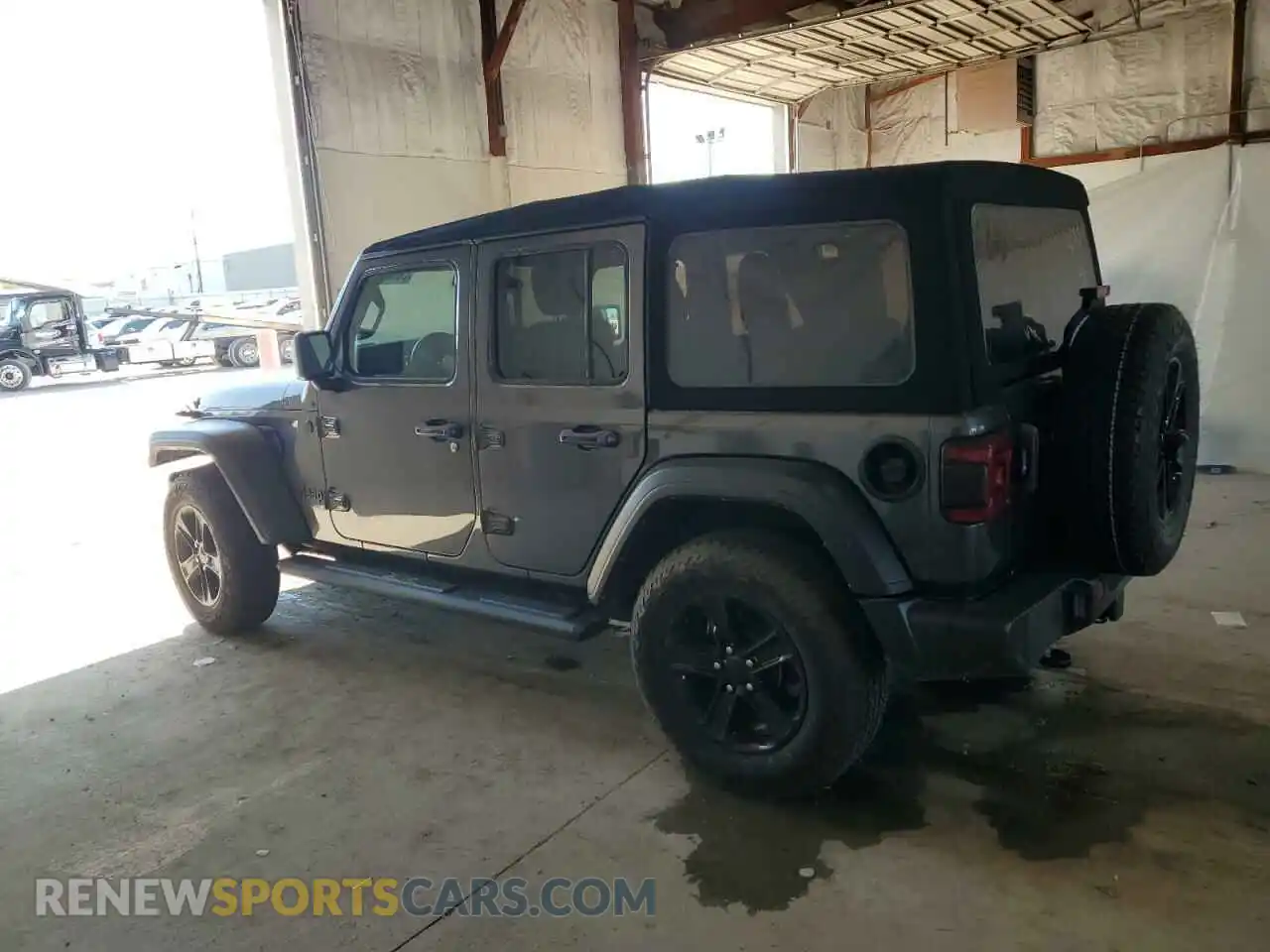 2 Photograph of a damaged car 1C4HJXDG3MW544043 JEEP WRANGLER 2021