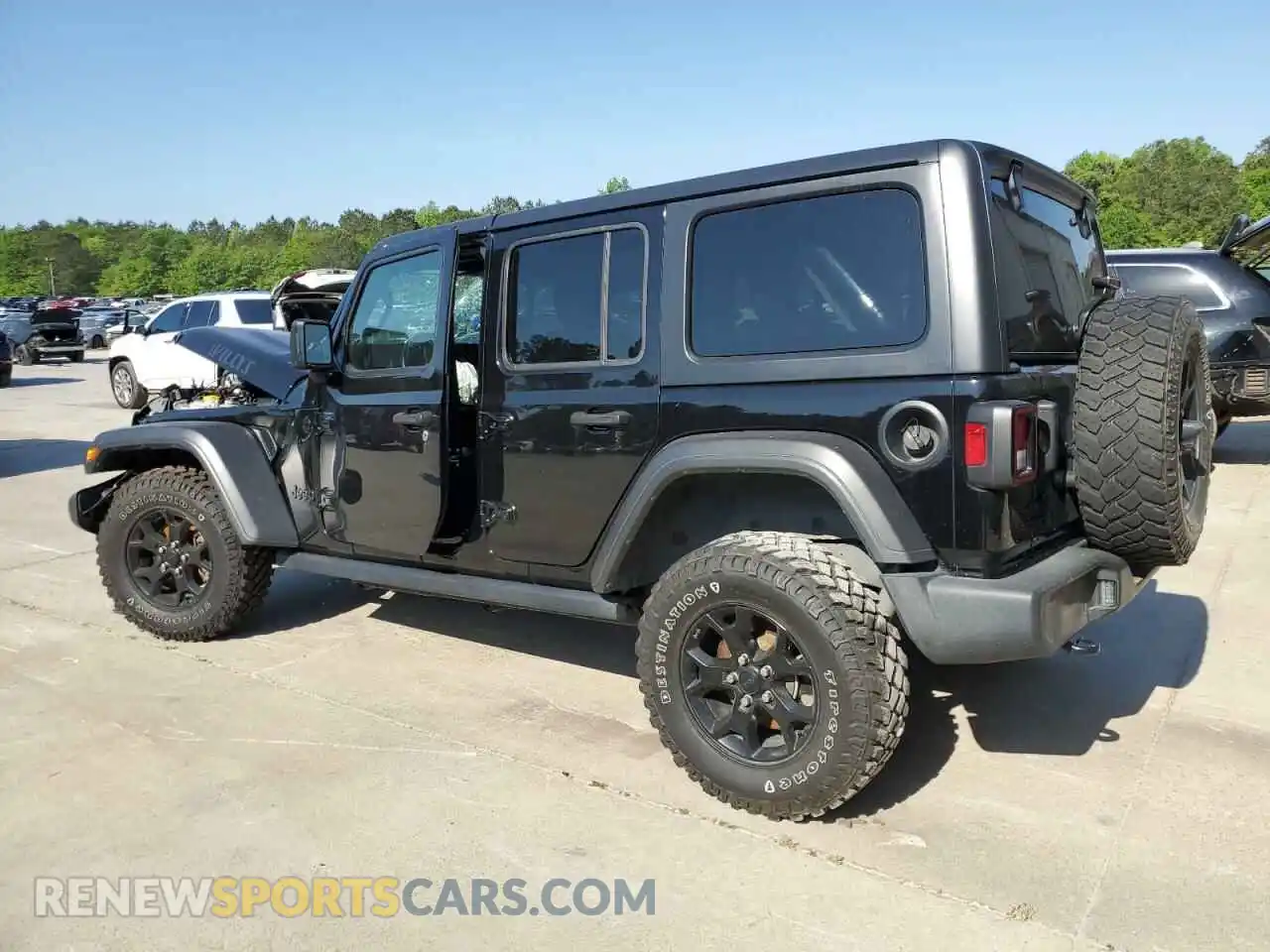 2 Photograph of a damaged car 1C4HJXDG4MW529583 JEEP WRANGLER 2021