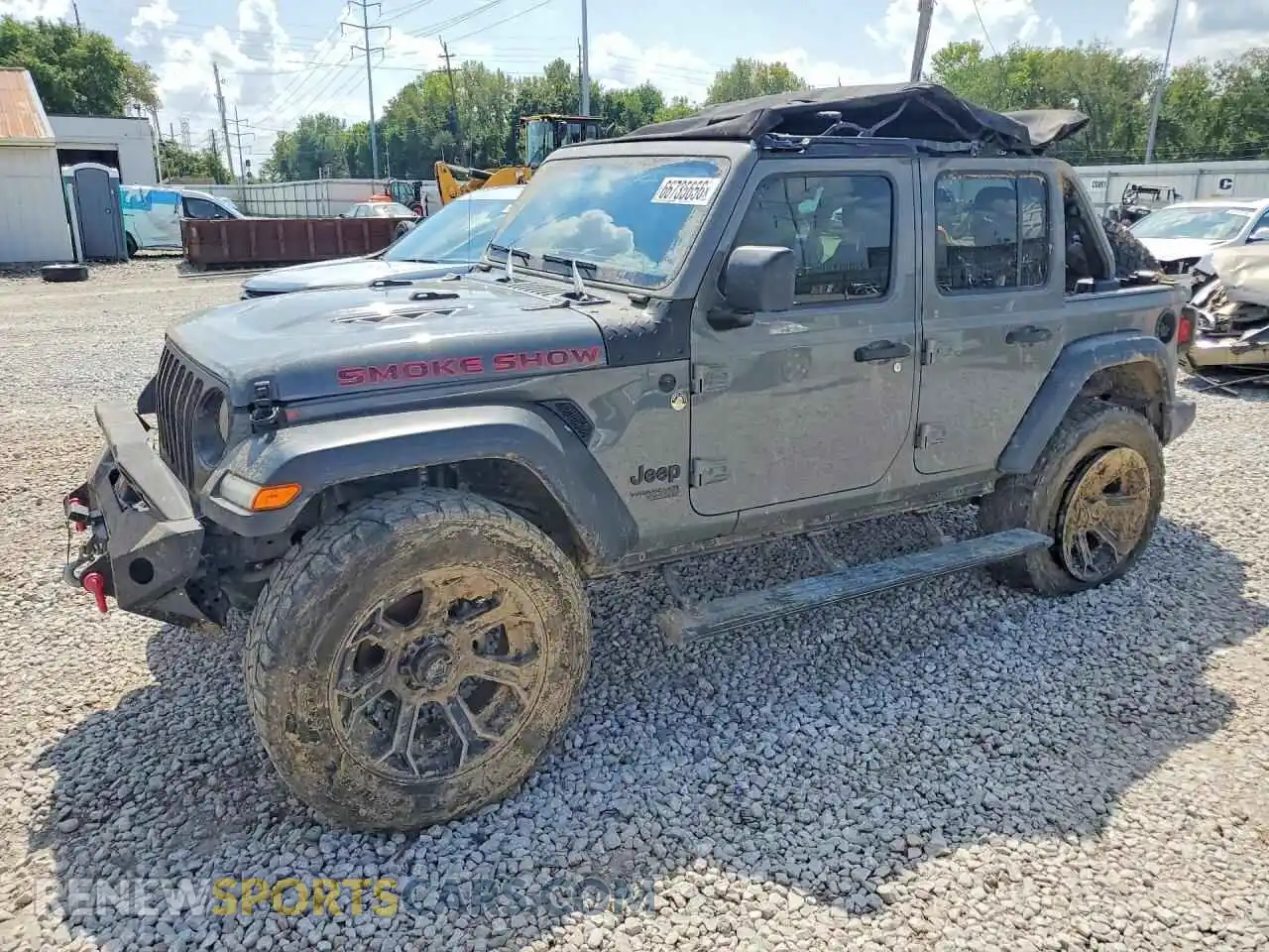 1 fotografías del automóvil dañado 1C4HJXDG5MW834493 JEEP WRANGLER 2021