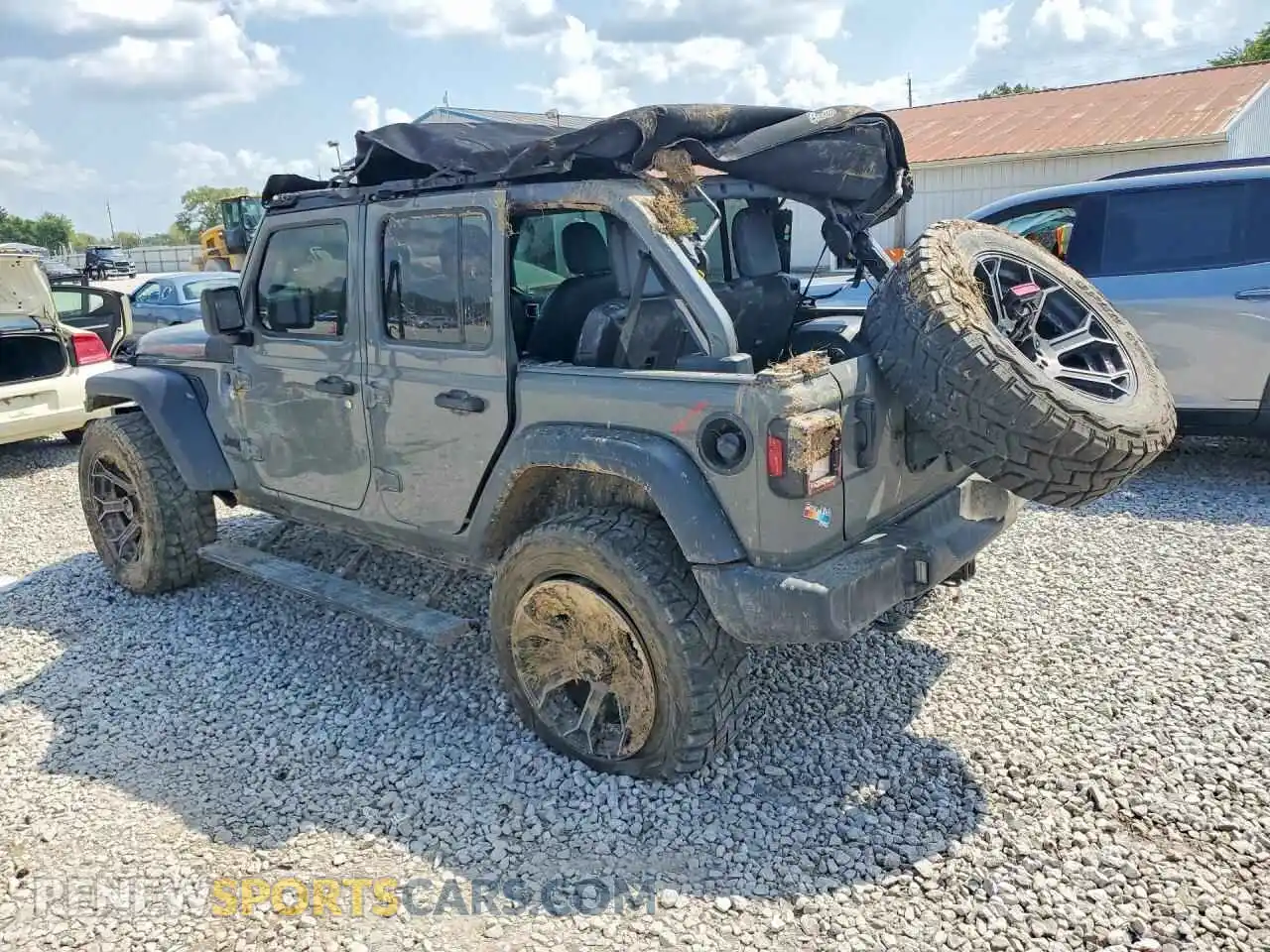 2 fotografías del automóvil dañado 1C4HJXDG5MW834493 JEEP WRANGLER 2021