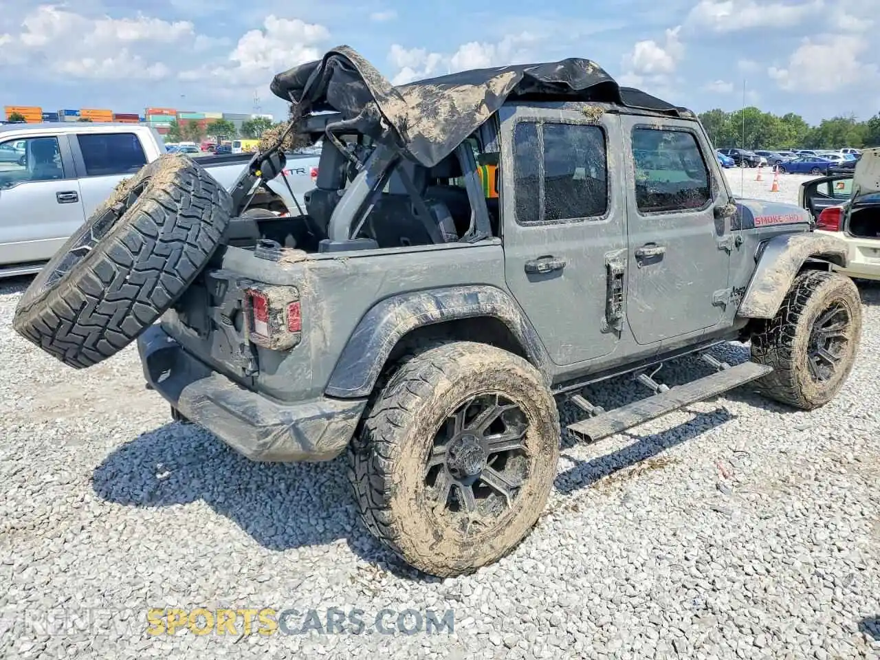 3 fotografías del automóvil dañado 1C4HJXDG5MW834493 JEEP WRANGLER 2021