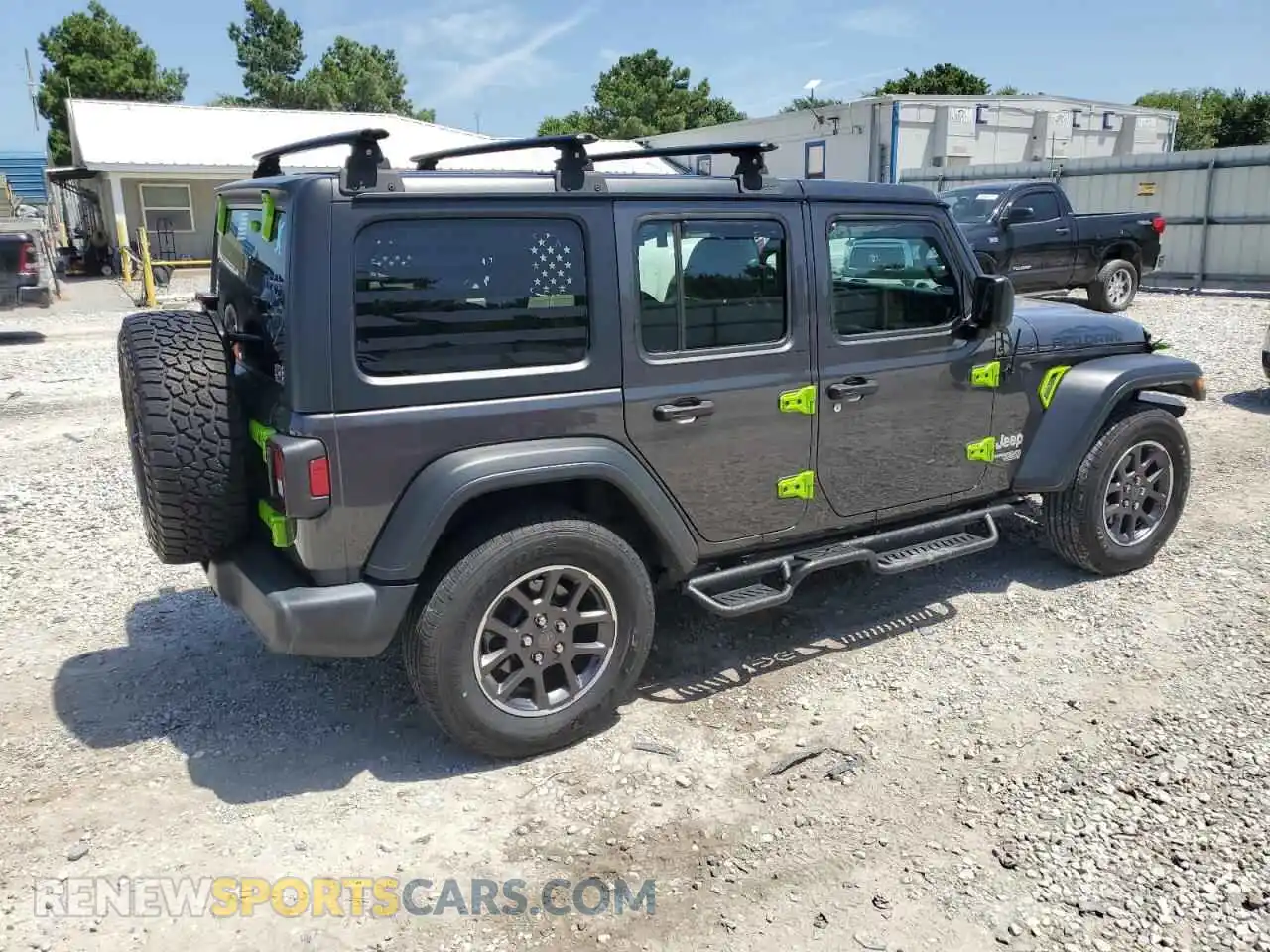 3 Photograph of a damaged car 1C4HJXDG6MW529603 JEEP WRANGLER 2021