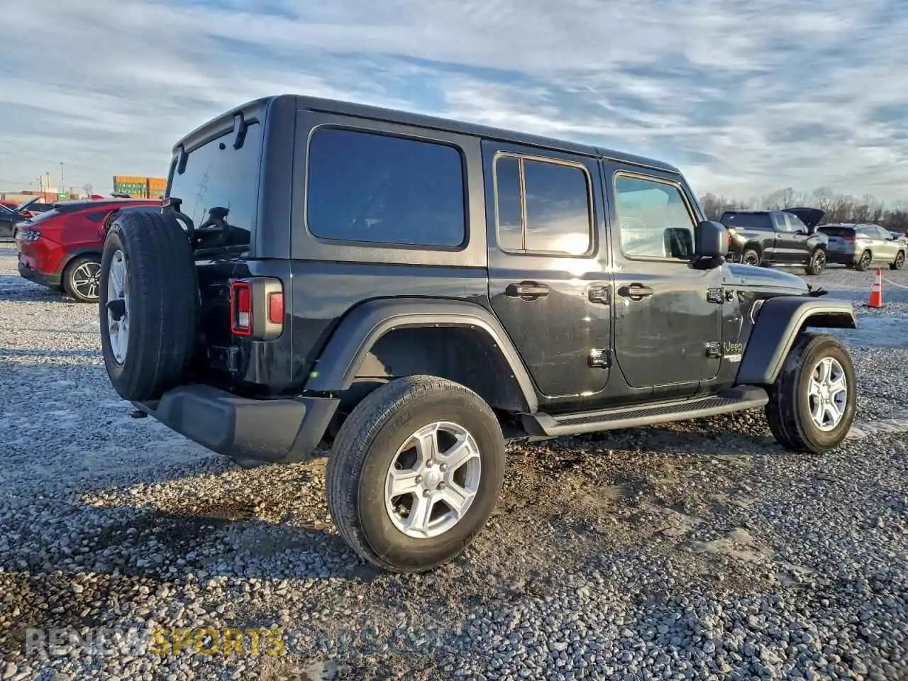 3 Фотография поврежденного автомобиля 1C4HJXDG6MW779875 JEEP WRANGLER 2021