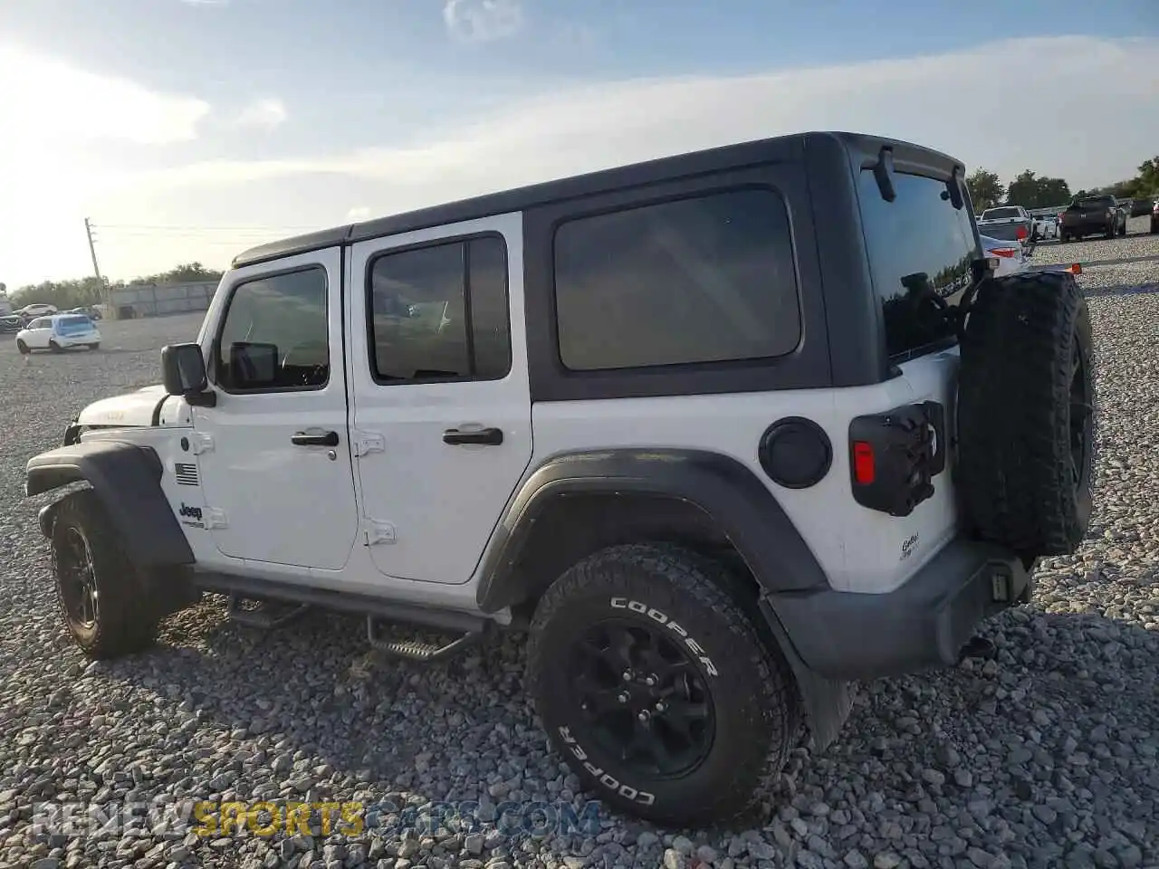 2 fotografías del automóvil dañado 1C4HJXDG7MW631623 JEEP WRANGLER 2021