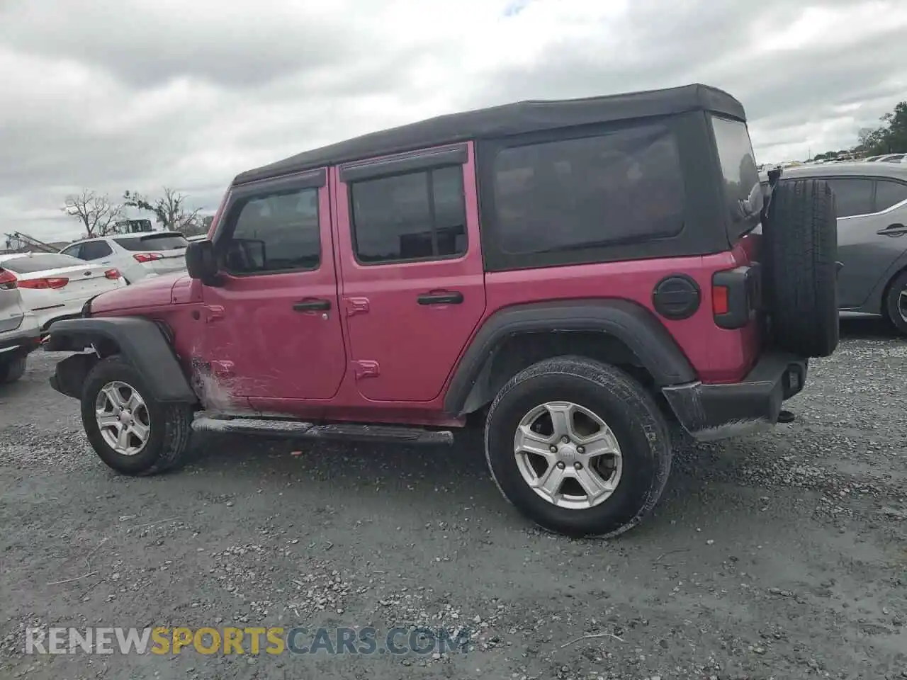 2 Photograph of a damaged car 1C4HJXDG7MW868760 JEEP WRANGLER 2021